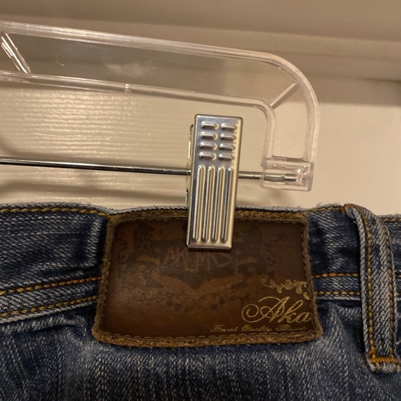 Y2K Akademiks Wide Leg Jeans Embroidered Pockets Men’s Size 36 - Picture 10 of 12